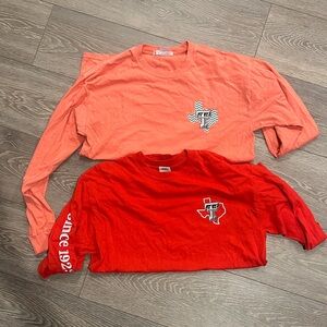 Texas Tech Graphic Shirts - Red and Orange